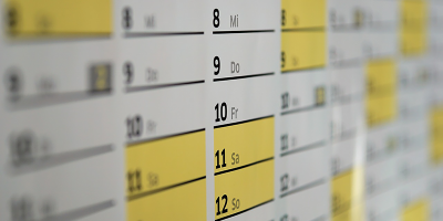 Calendrier des formations